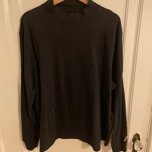 MENS League brand mock neck sweater